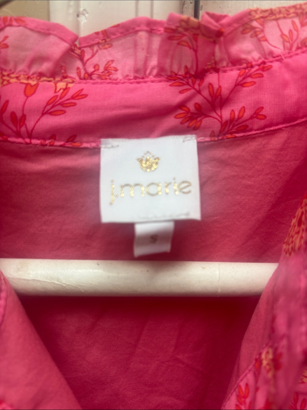 Bright Pink Floral Tie-Waist Maxi Dress - Picture 2 of 3